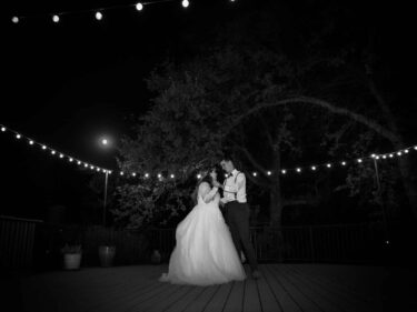 Evening Deck Wedding