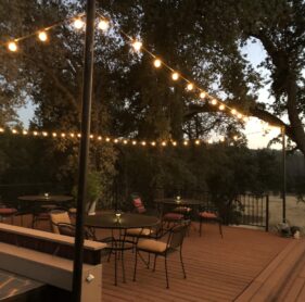 Lighted Patio